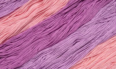 Threads of different colors for embroidery
