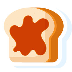Collection of lovely baby bakery food doodle icon