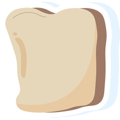 Collection of lovely baby bakery food doodle icon