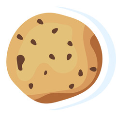 Collection of lovely baby bakery food doodle icon