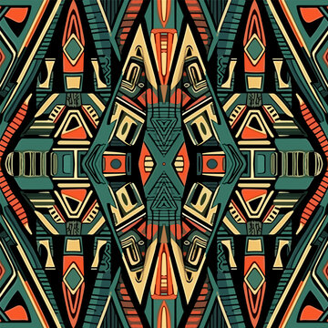 Tribal ornament African pattern