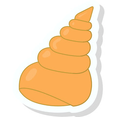 set of sea life stickers, doodles, clipart with white edge. Good for posters, prints, cards, kids apparel decor, sublimation, labels