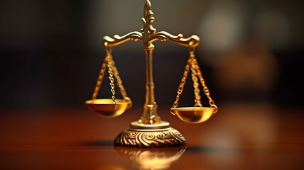 Scales of Justice. Generate Ai
