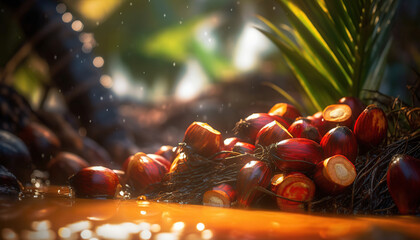 Obraz na płótnie Canvas Palm Oil Industry