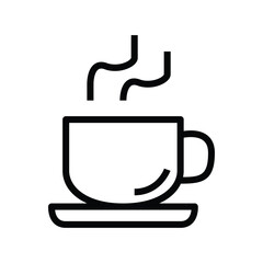 Coffee tea vector icon