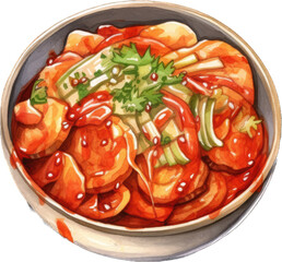 tomato soup with vegetables