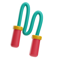 kindergarten Skipping Rope illustration 3d