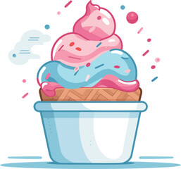 Strawberry Soda Ice Cream