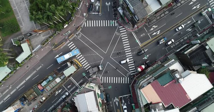 Traffic in the city.