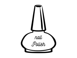 Nail polish jpg, beauty salon cartoon 