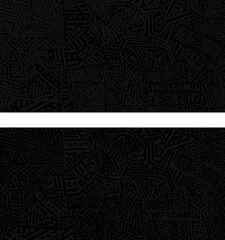 abstract lines & pattern background (black & black)