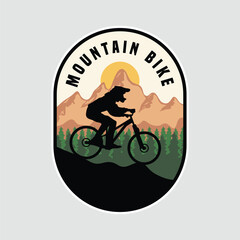 mountain bike vintage logo