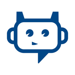 Robot logo icon design