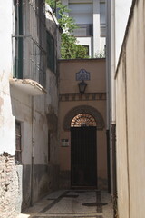 Fototapeta na wymiar Calle del Albaicín de Granada