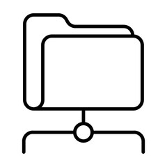 File Folder Icon Design Vector template Illustration