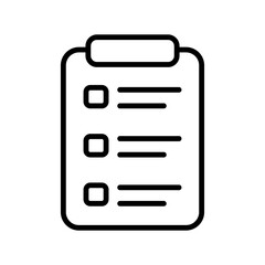Checklist and List Icon for Organization