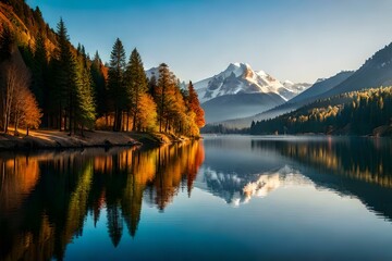 sunrise on the lake