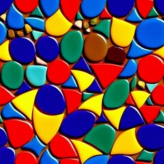 colorful stone mosaic pattern