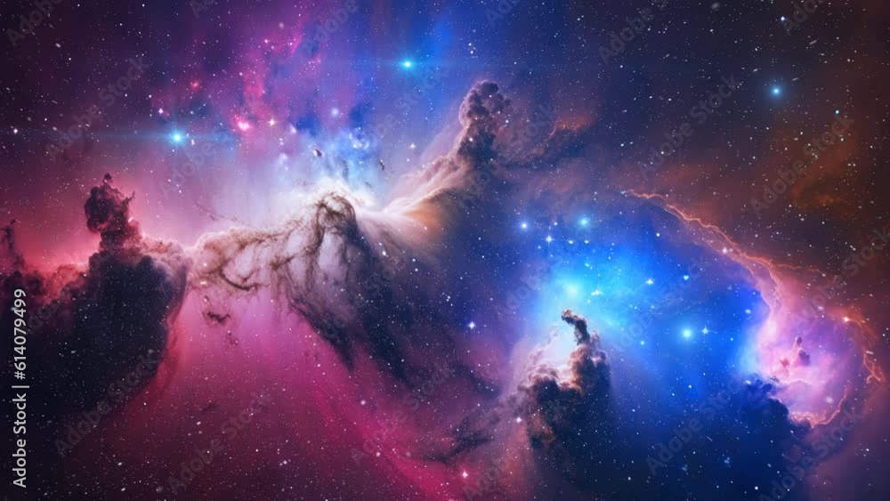 Canvas Prints space scene and nebula in deep space
