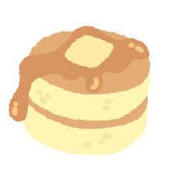 pancakes doodle