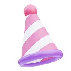 Party hat Birthday 3D Illustration