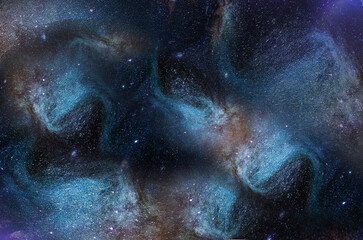 Fototapeta na wymiar Milky way background, night sky with stars