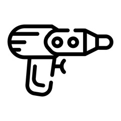 water gun Line Icon