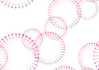 西洋の紋章のようなシームレス水彩背景素材。