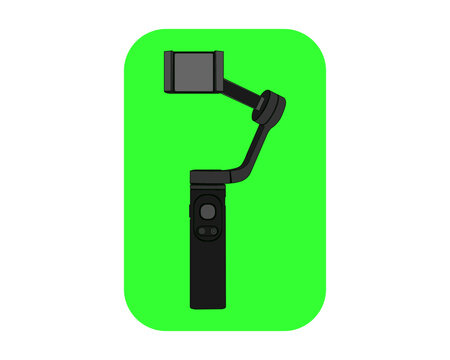 Gimbal Royalty Free Vector Image DJI OSMO Mobile Brushless Gimbal für Smartphones IPhone Gimbal Stabilizer Stock Illustrations  Stock Illustrations Vectors  Clipart