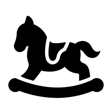 rocking horse Solid icon