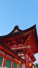 Fototapeta na wymiar Fushimi Inari Shrine, Kyoto, Japan