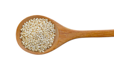 Quinoa in a spoon on transparent png