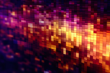 Obraz premium A close up of a colorful background of squares. Generative AI.