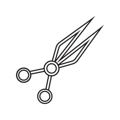 scissors icon vector