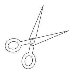 scissors icon vector