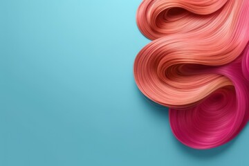 Hair colouring colorful. Generate Ai