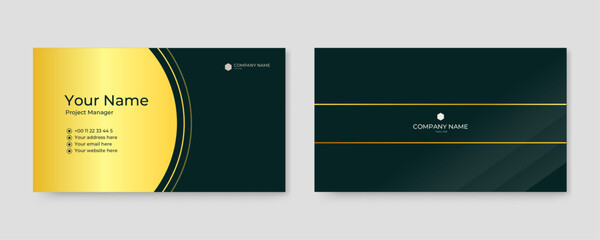 creative modern name card and business card