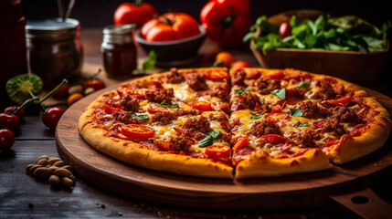 Generative AI. Homemade Pizza