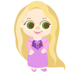 Rapunzel kids Princess 
