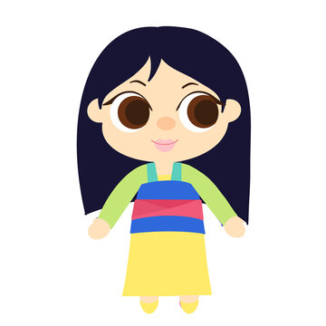 Mulan Chinese girl