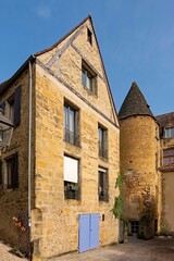 Altstadt von Sarlat-la-Canéda in Nouvelle-Aquitaine in Frankreich