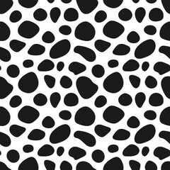 Seamless pattern with hand drawn shapes. Vector illustration