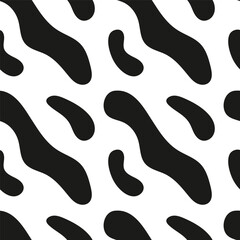 Seamless pattern with hand drawn shapes. Vector illustration