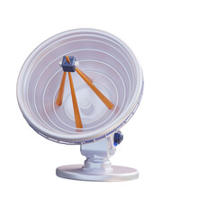 3d illustration space antenna