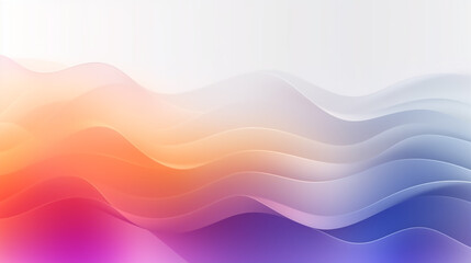Waves gradient color change, red blue white change of colors AI-Generated background banner for presentations with copy space