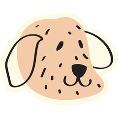 Obraz premium Where's My Dog ?. Set of cute dog cartoon character design.