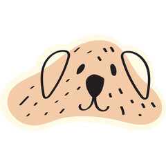 Where's My Dog ?. Set of cute dog cartoon character design.