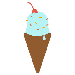 hand drawn ice cream collection