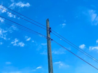 Fototapeta premium Electricity post