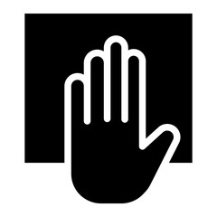 Obraz premium wipe glyph 